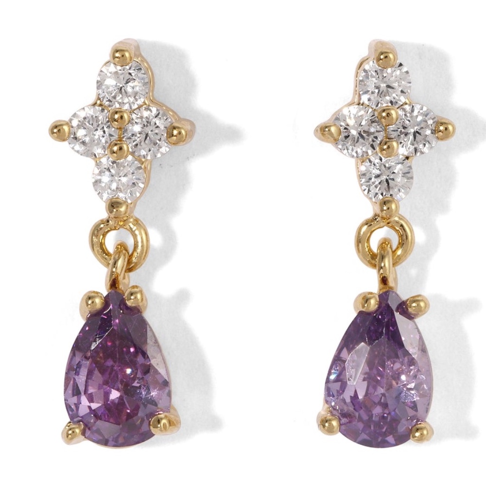 New Vanessa Mooney THE PEONY EARRINGS